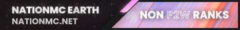 NationMC Earth banner NationMC Earth Minecraft server banner