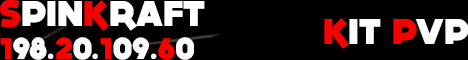 SpinKraft banner SpinKraft Minecraft server banner