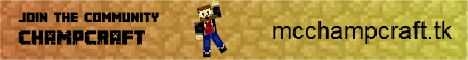 ChampCraft banner ChampCraft Minecraft server banner