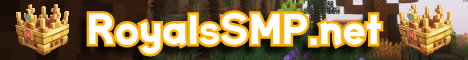 Royals SMP banner Royals SMP Minecraft server banner