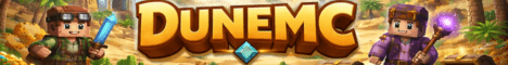DuneMC banner DuneMC Minecraft server banner