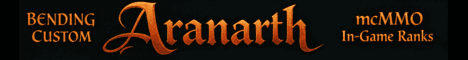 Aranarth banner Aranarth Minecraft server banner