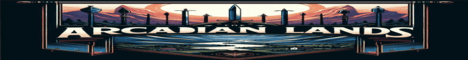 Arcadian Lands banner Arcadian Lands Minecraft server banner