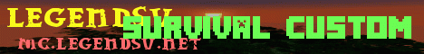 Legendsv banner Legendsv Minecraft server banner
