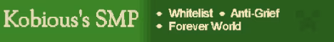 Kobious SMP banner Kobious SMP Minecraft server banner