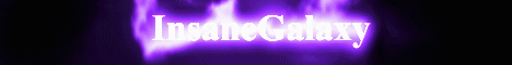 Insane Galaxy Network banner Insane Galaxy Network Minecraft server banner