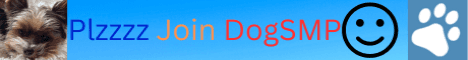 DogSMP banner DogSMP Minecraft server banner