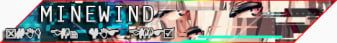 Minewind banner Minewind Minecraft server banner