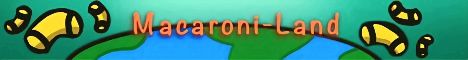 macaroni-land banner macaroni-land Minecraft server banner