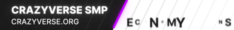 CrazyVerse SMP banner CrazyVerse SMP Minecraft server banner