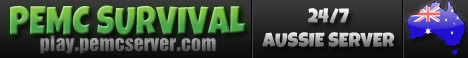 PEMCserver banner PEMCserver Minecraft server banner