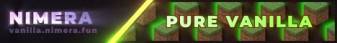Nimera Vanilla banner Nimera Vanilla Minecraft server banner