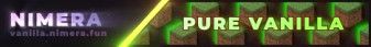 Nimera Vanilla banner Nimera Vanilla Minecraft server banner