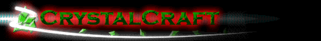 CrystalCraftMC banner CrystalCraftMC Minecraft server banner