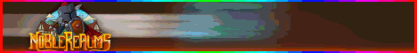 NobleRealms banner NobleRealms Minecraft server banner