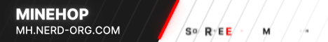 Minehop banner Minehop Minecraft server banner
