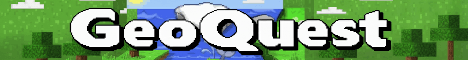 GeoQuest banner GeoQuest Minecraft server banner