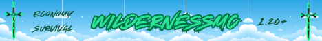 Wilderness MC banner Wilderness MC Minecraft server banner