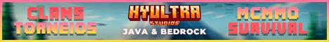 HyUltra banner HyUltra Minecraft server banner