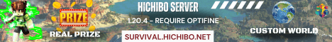 Survival Hichibo banner Survival Hichibo Minecraft server banner