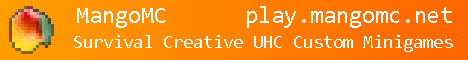 MangoMC banner MangoMC Minecraft server banner