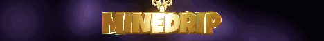 minedrip banner minedrip Minecraft server banner
