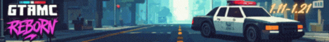 GTAMC Reborn banner GTAMC Reborn Minecraft server banner