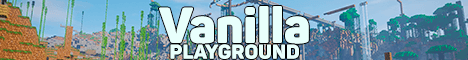 Vanilla Playground banner Vanilla Playground Minecraft server banner