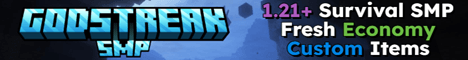 Godstreak SMP banner Godstreak SMP Minecraft server banner