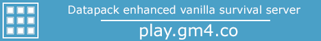 Gamemode 4 banner Gamemode 4 Minecraft server banner