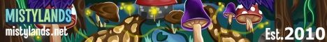 Mistylands banner Mistylands Minecraft server banner