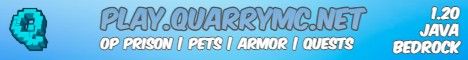 Quarry banner Quarry Minecraft server banner