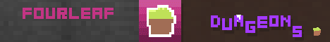 FourLeaf banner FourLeaf Minecraft server banner