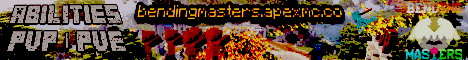 Bending Masters banner Bending Masters Minecraft server banner