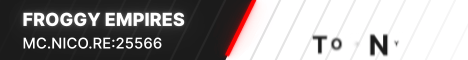 Froggy Empires banner Froggy Empires Minecraft server banner