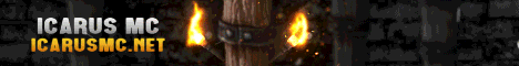 IcarusMC banner IcarusMC Minecraft server banner