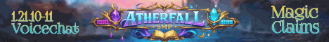 Atherfall SMP banner Atherfall SMP Minecraft server banner