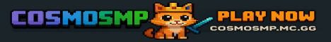 CosmoSMP banner CosmoSMP Minecraft server banner