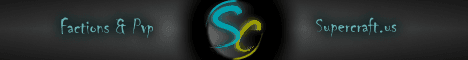 Supercraft banner Supercraft Minecraft server banner