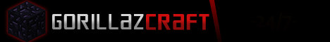 Gorillaz Craft banner Gorillaz Craft Minecraft server banner