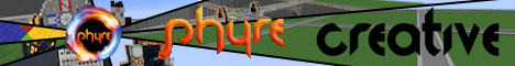 Phyre Creative banner Phyre Creative Minecraft server banner