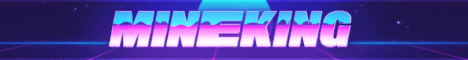 MineKing banner MineKing Minecraft server banner
