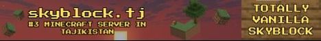 skyblock.tj banner skyblock.tj Minecraft server banner