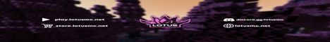 LotusMC banner LotusMC Minecraft server banner