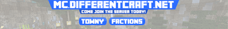 DifferentCraft - Towny / Faction Server banner DifferentCraft - Towny / Faction Server Minecraft server banner