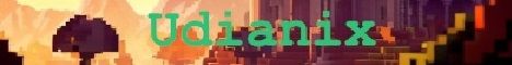 UdiaNIX banner UdiaNIX Minecraft server banner