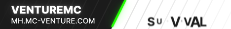 VentureMC banner VentureMC Minecraft server banner