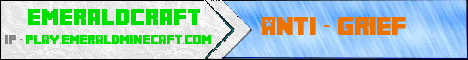 EmeraldCraft Free Fly banner EmeraldCraft Free Fly Minecraft server banner