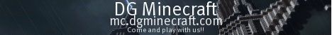 DG Minecraft banner DG Minecraft Minecraft server banner