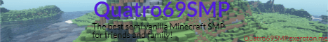 Quatro69SMP banner Quatro69SMP Minecraft server banner